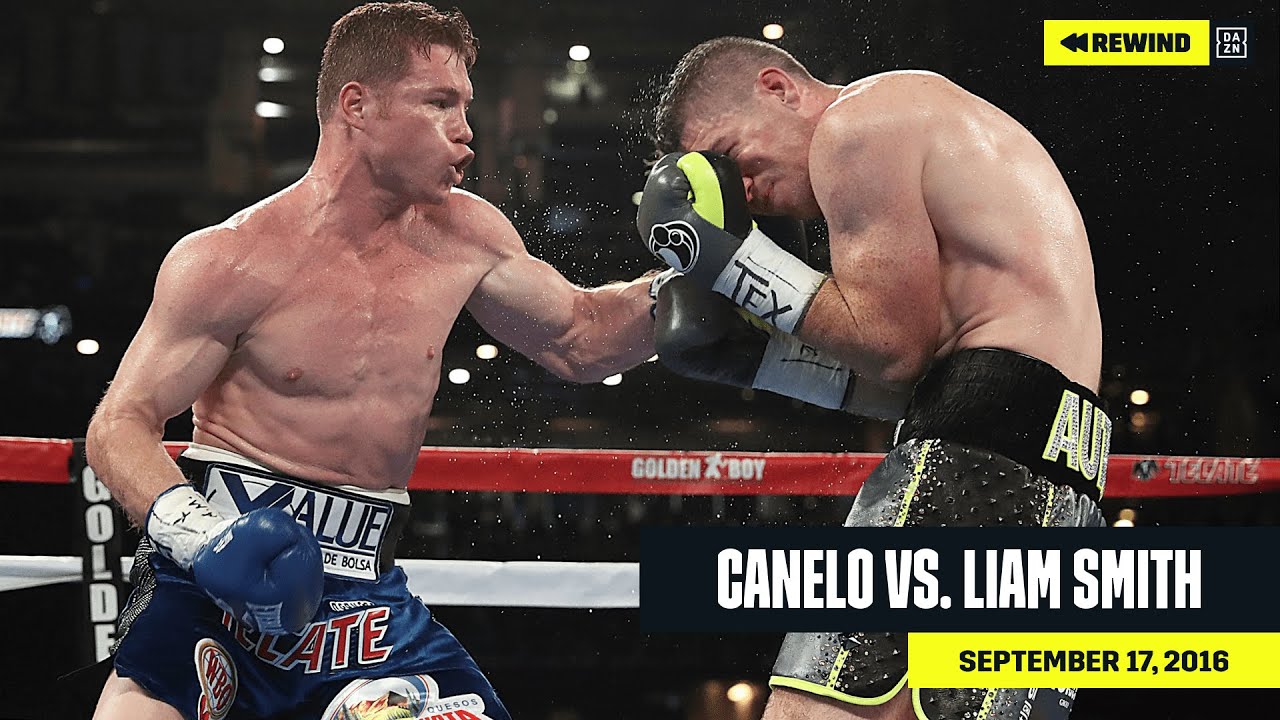 FULL FIGHT  Canelo vs Liam Smith DAZN REWIND