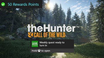 theHunter: Call of the Wild Weekly Xbox Game Pass Quest Guide - Gain 100 in the Total Harvest Score