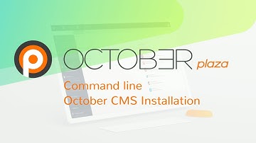 How to - October CMS install command line - Tutorial