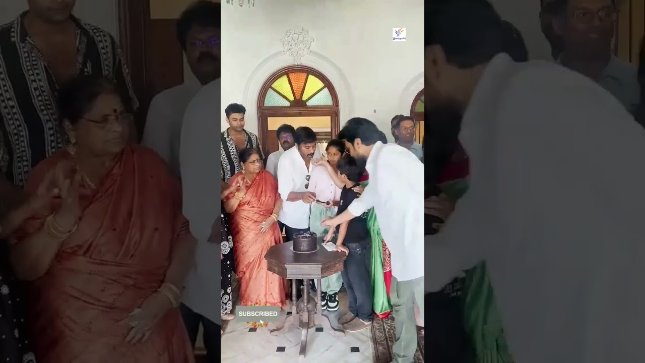 Actor Chiranjeevi happy birthday celebration 💗💕💗 || Today trending || Family time || Cute family