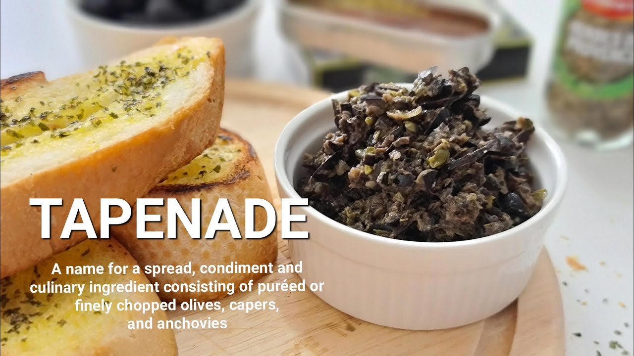 Is it a spread? Is it a Dip? It's Tapenade! YouTube