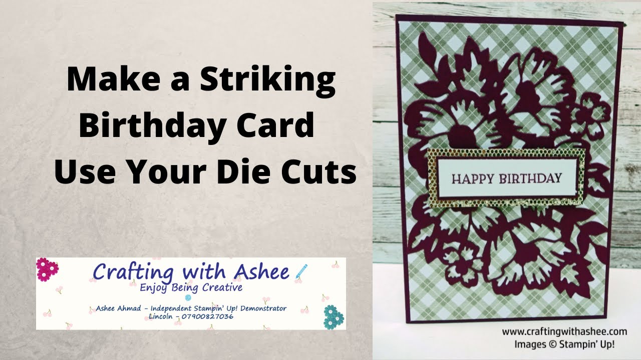 Make a Striking Birthday Card - Use Your Die Cuts - Many Layered Blooms ...