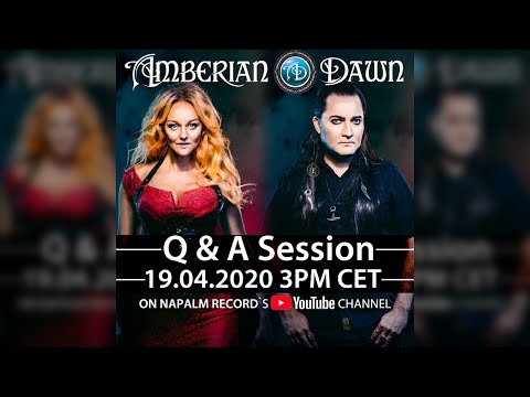 AMBERIAN DAWN - Livestream Q&A #NapalmSofaSeries