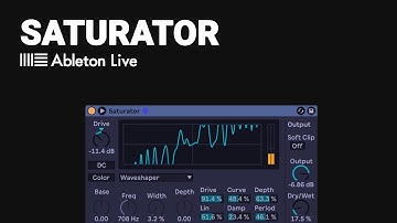 A guide to ABLETON SATURATOR - tutorial walk through