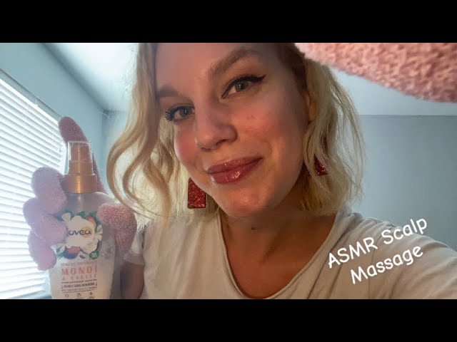 [ASMR] Scalp massage for happiness with exfoliating gloves and magic potion 🌺