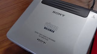 【懐かしの家電】デジタル８ビデオウォークマンGV-D800