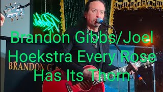 Brandon Gibbs Joel Hoekstra Every Rose Has Its Thorn Acoustic Live Poison Cover Chicago 4/12/24