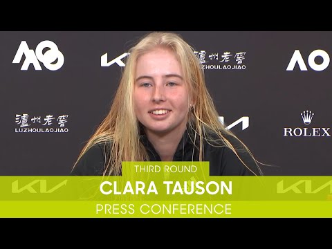 Clara Tauson Press Conference (3R) | Australian Open 2022