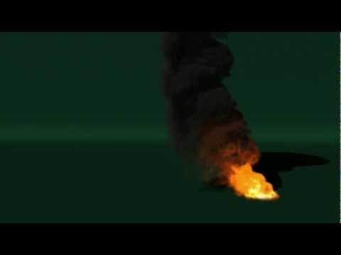 Fire and Smoke with Maya Fluids
