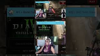 Happy Monday! | #nebulousflower on #Twitch  #shorts #streamer #ttv #rpggamer #rpggaming #diablogamer