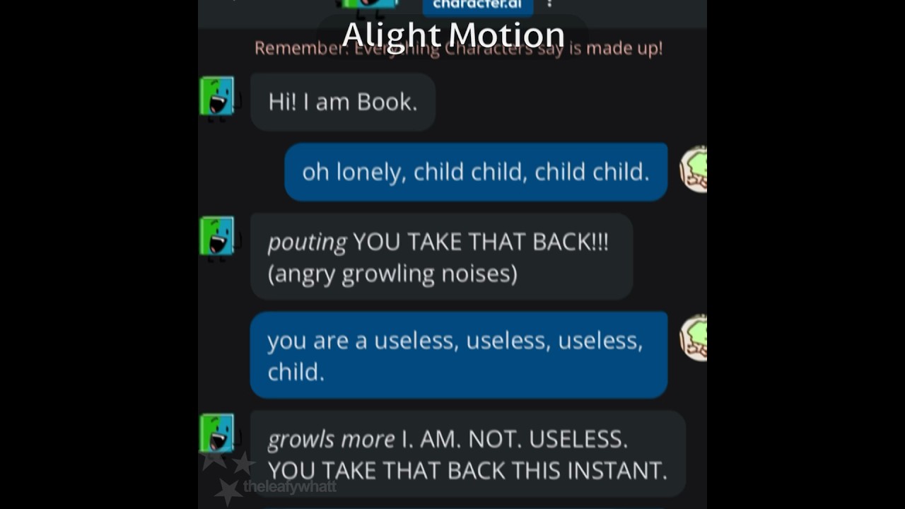 c.ai trend !! (ABSOLUTELY NO HATE TO BOOK, I LOVE HER.)