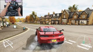 Chervolet Camaro ZL1 1LE - Forza Horizon 4 | Logitech g29 gameplay screenshot 3