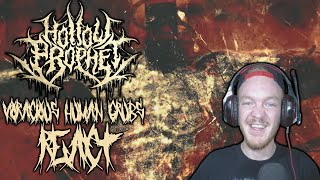 Hollow Prophet - Voracious Human Grubs (Official Lyric Video) REACT!