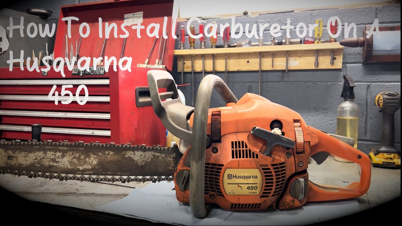 How To Install A Carburetor On A Husqvarna 450 - YouTube