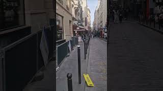 Paris city walks Rue Saint-Michel Paris,4k- French region