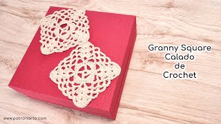 Granny Square Calado de Crochet - Ganchillo Paso a Paso