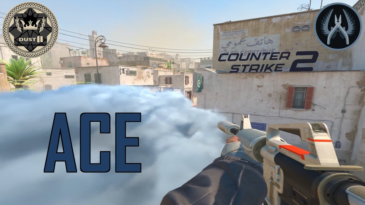ACE TO DEFEND A SITE ON DUST2 IN CS2