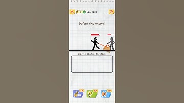 Defeat the enemy 🤺 😲😁draw 2 save level 229 #shorts #youtubeshorts #shortvideo #gaming  #games