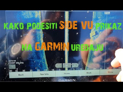 Kako podesiti SideVu prikaz na Garmin Echomap uređaju