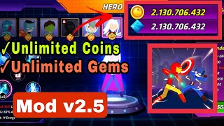 Super Stickman Heroes Fight mod apk || v2.5|| Unlimited Coins Gems All Heroes Unlocked..! screenshot 4