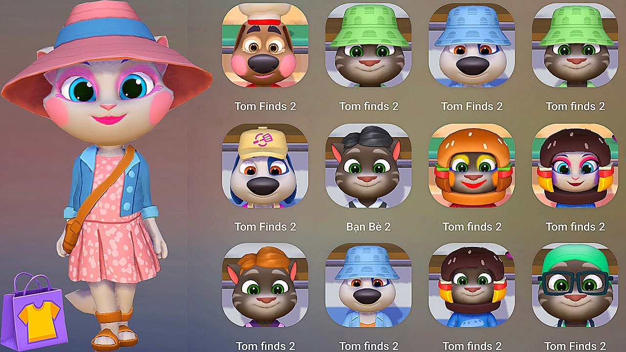 My Talking Tom Finds 2 new chef uniforms and food preparation My Talking Tom Finds 2