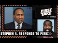 Stephen A. responds to Perk saying 'CP3 needs CPR' | First Take