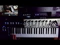 Playing around with Behringer 2-XM Synthesizer and Korg Microkorg 2