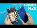 How to open samsung galaxy m20 back panel  samsung galaxy m20 disassembly  teardown