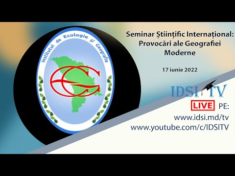 17.06.2022, 14:00 | Seminar Științific Internațional: Provocări ale Geografiei Moderne