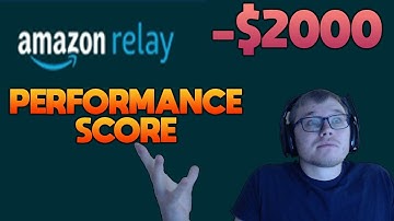 Amazon Relay Performance Score Needs Updated | Semi Driver Costs Me $2000 Income!!!