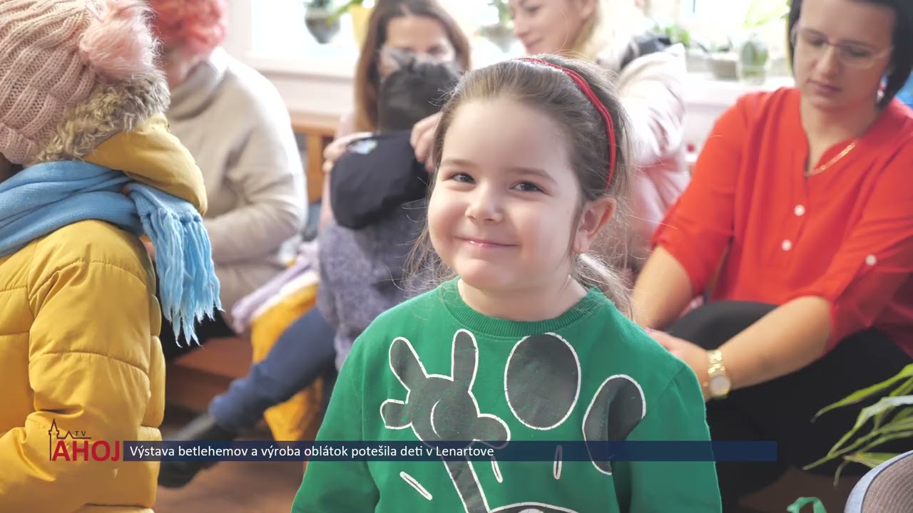 Výstava Betlehemov a výroba oblátok potešila deti v Lenartove