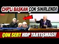 AKP&#39;li üye ile CHP&#39;li Başkan arasında çok sert HDP tartışması!