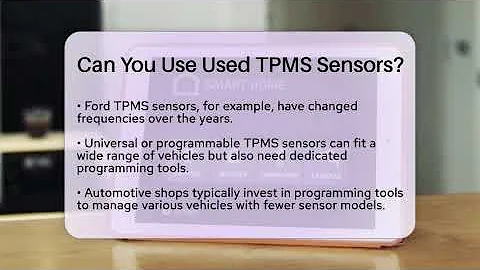 Can You Use Used TPMS Sensors? - Talking Tech Trends