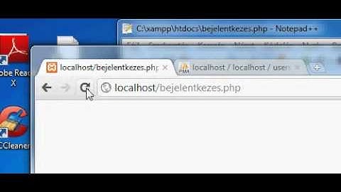 PHP Tutorial: Bejelentkezés & Regisztráció: Felhasználó bejelentkezés (2. rész)