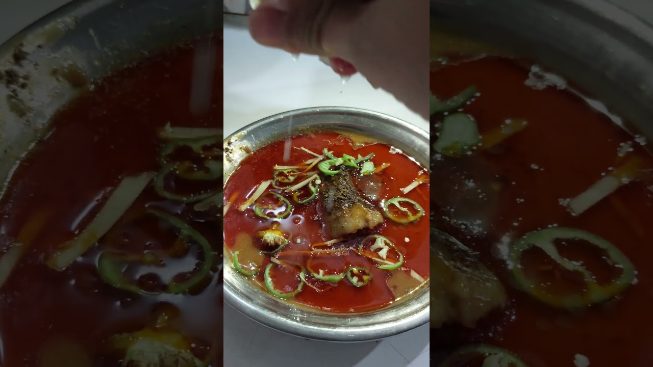 The Nahari of the famous Haji Idrees of Karachi Bohra Peer