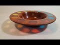 Padauk and Rainbow Resin Bowl