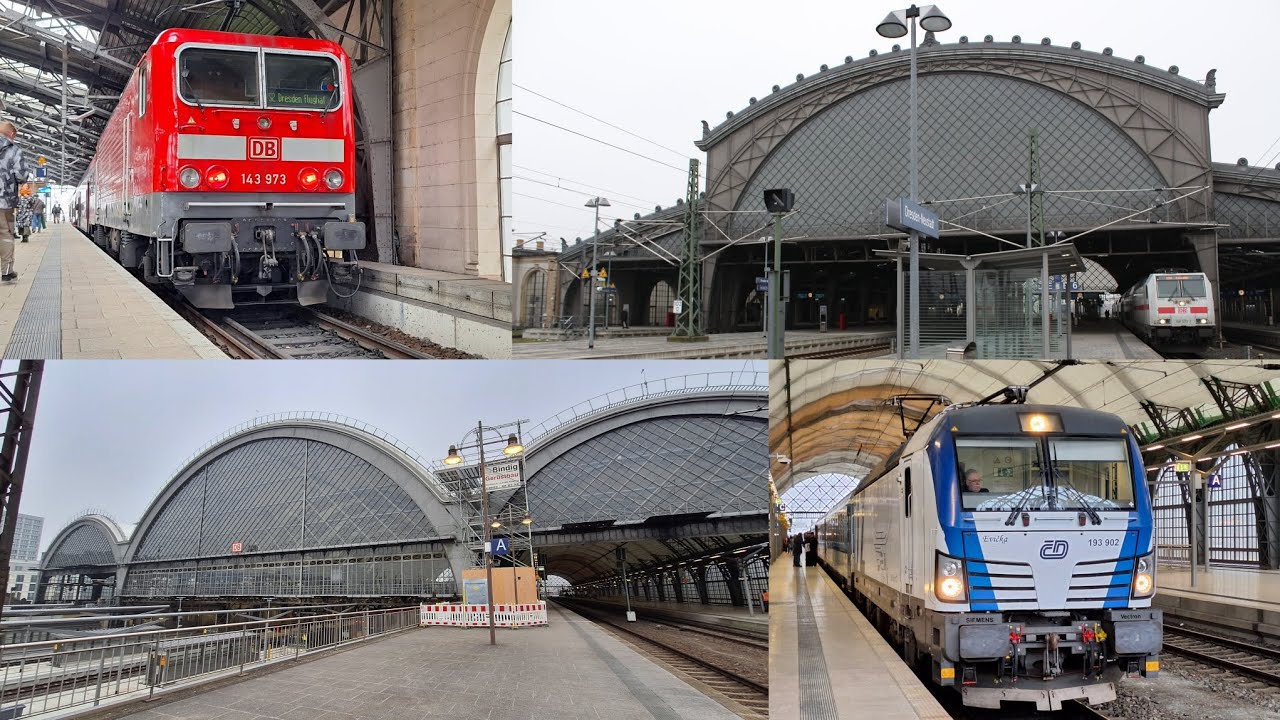 Odpolední vlaky Dresden-Neustadt a Dresden Hauptbahnhof | 27.2. 2024