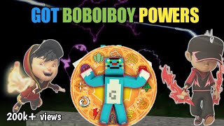 BOBOIBOY GIVE OGGY AND JACK POWER WATCH IN MINECRAFT MINECRAFTOGGY ALIEN FORCE PART 7