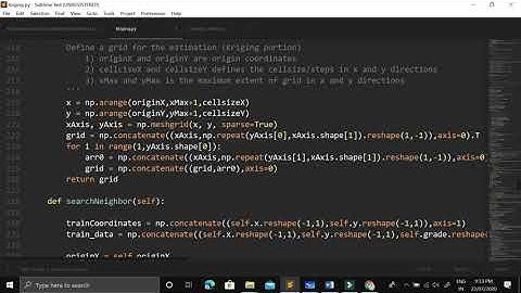 Nearest Neighbors based on Spatial Continuity / Ordinary Kriging from Scratch in Python