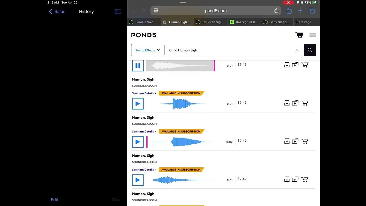 My Female Child It’s Sighing