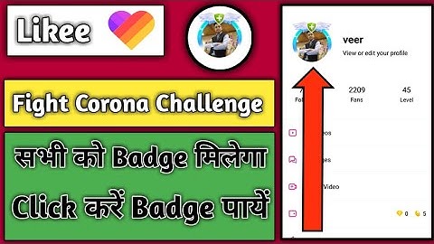 Like App New Challenge 2020 | Fight Corona Challenge Likee | Likee New Badge Sabhi Ko Milega