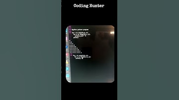 Day 04 V01 ll Python programming pattern Tutorial ll Coding Hunter ll #coding #coding #correctcoding