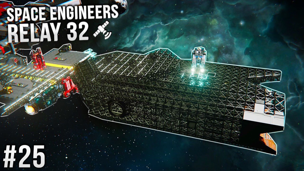 This WARSHIP Is TOO Big! - Space Engineers: Relay 32 - Ep #25