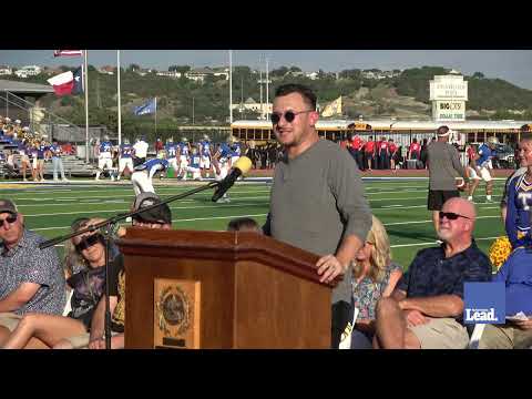 Johnny Manziel inducted into the Tivy High School Hall of Fame