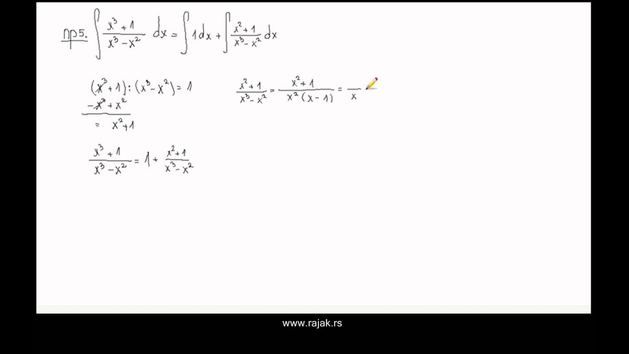 Интеграција рационалних функција 5