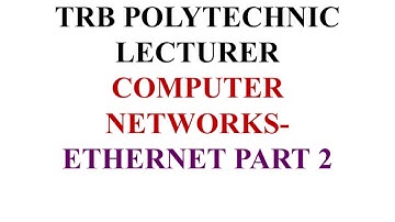 CS8591 Anna university Computer Networks [Tamil] ETHERNET PART 2