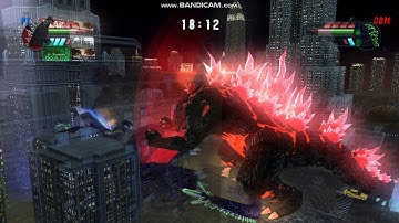 Godzilla Unleashed Modded Matches #4 Godzilla (2004) vs Super Godzilla