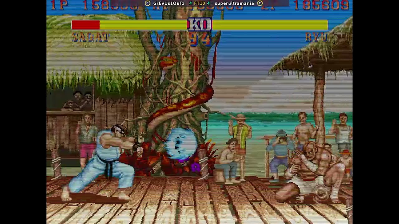 Street Fighter II' - Hyper Fighting ; GrEvUs1OuTz vs superultramania