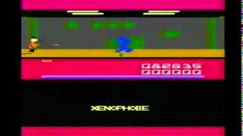 Atari VCS/2600 Xenophobe color glitch