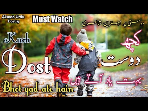 Friendship Poetry Status | Kuch Dost Bahut Yaad Aate Hain | Best Friend Shayari Status